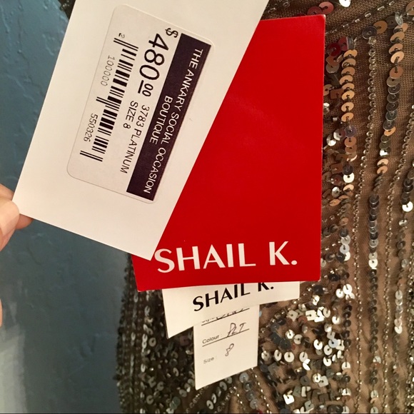 Evening Formal Gown Shail K Prom Dress - Picture 6 of 7